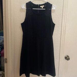 Maison Jules Sleeveless Black Dress Size Large